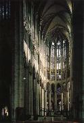 unknow artist Beauvais Cathedral, part of the choir oil painting on canvas